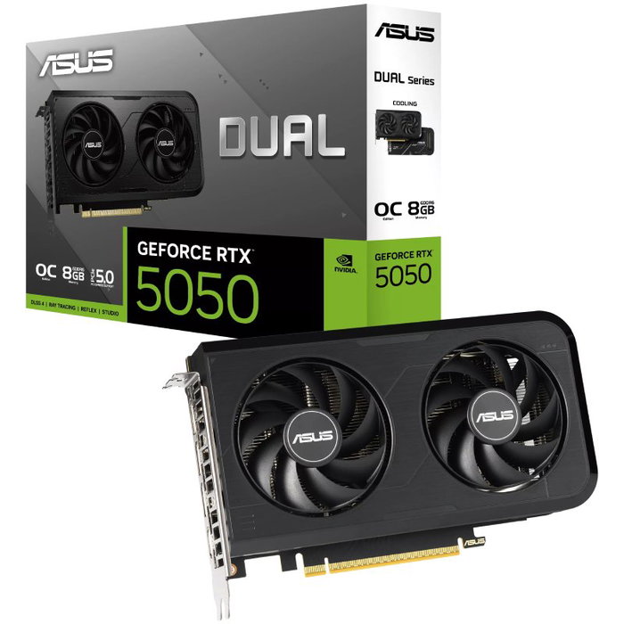 Asus Dual GeForce RTX 5050 OC 8GB GDDR6 Asus Dual GeForce RTX 5050 OC 8GB GDDR6